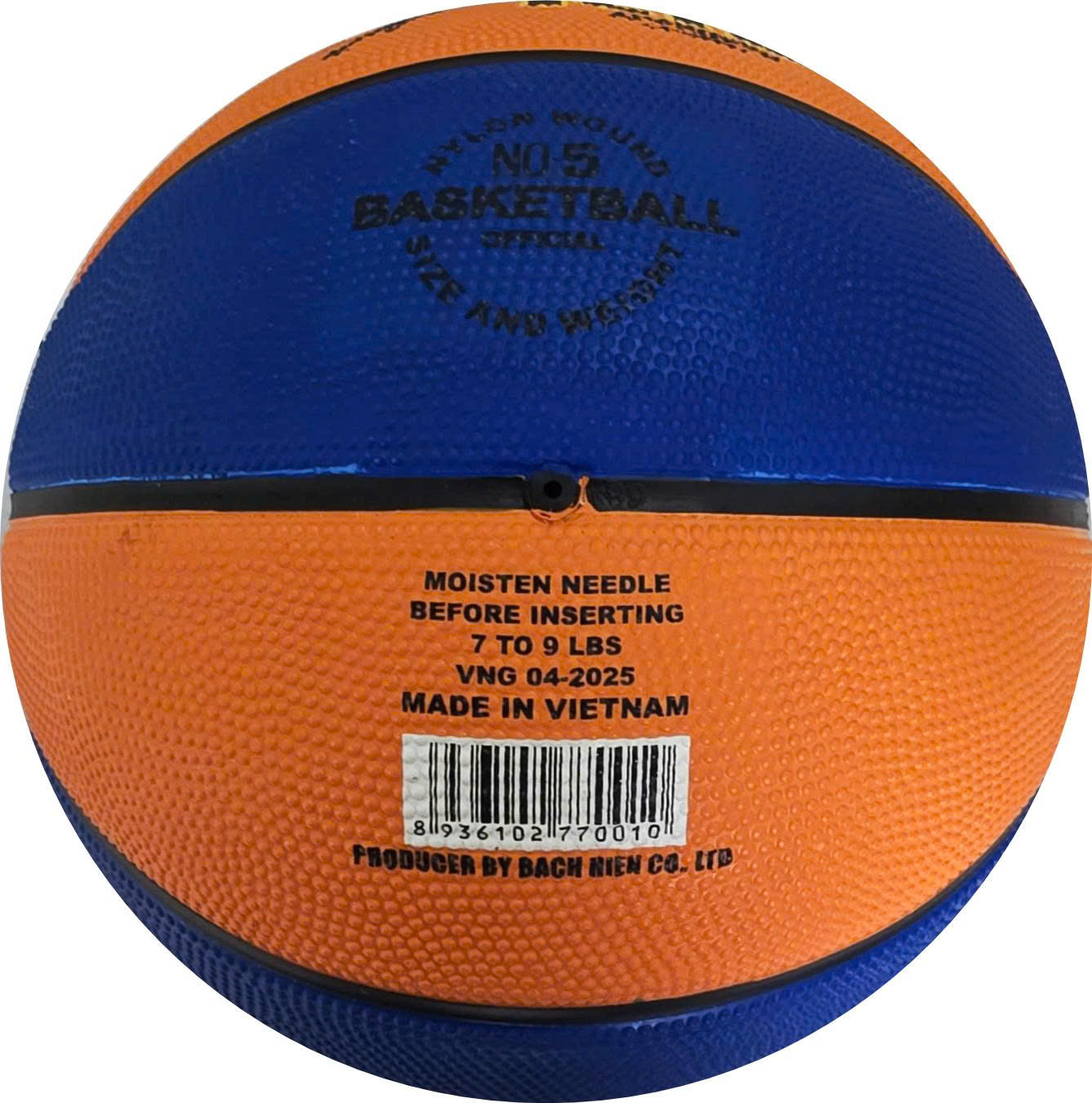 Bóng rổ Winner màu Cam - Xanh lam