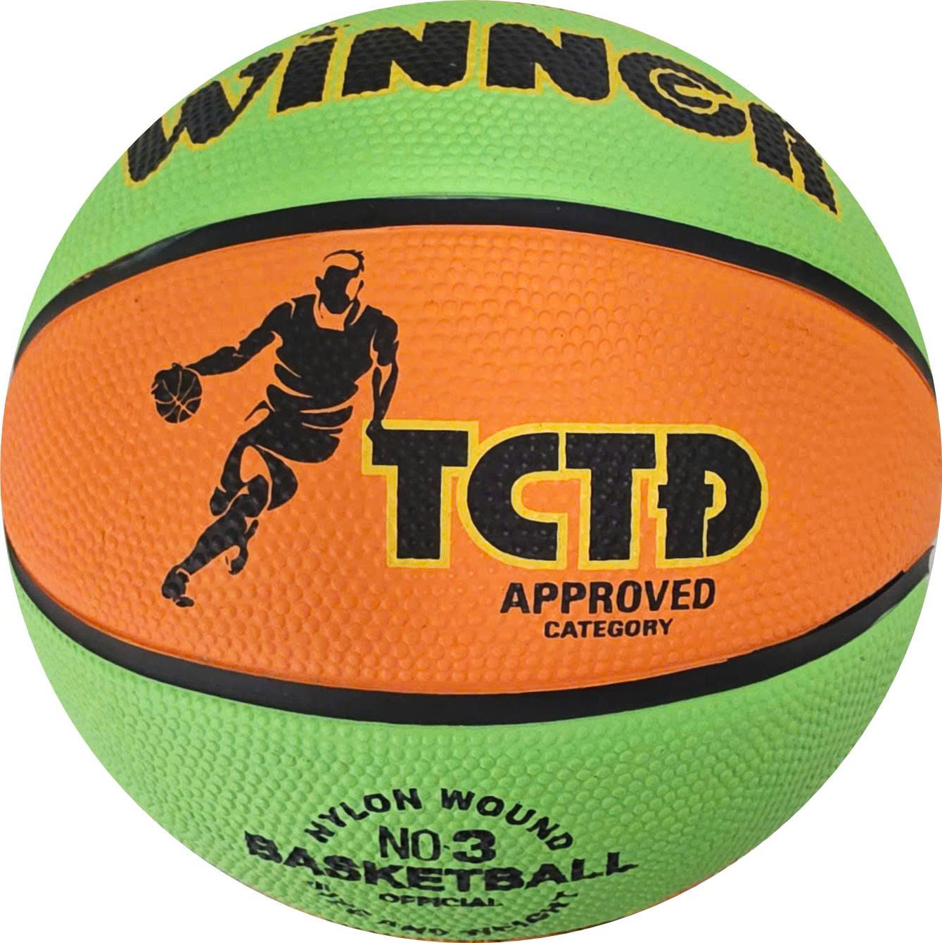 Bóng Rổ WINNER màu cam - xanh lá