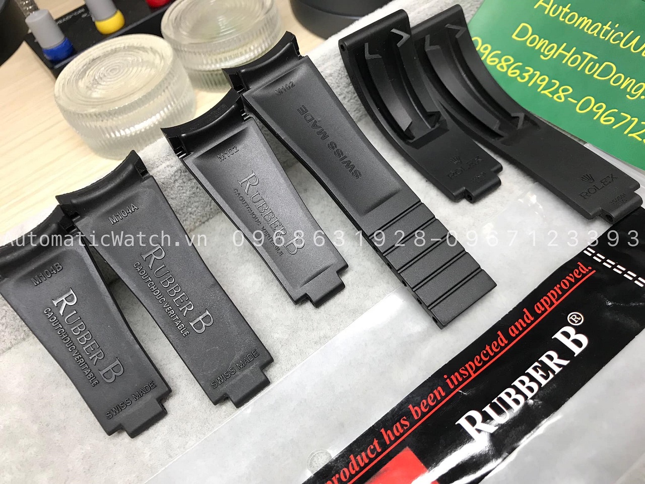 Chuyen Ban Day Cao Su Rubber B khoa g p ng H ROLEX GMT YACHMASTER SUBMARINER DAYTONA