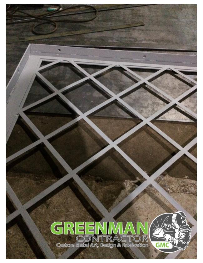 Cổng rào sắt nhà anh Nam Quận 4 thực hiện bởi Greenman Contractor
