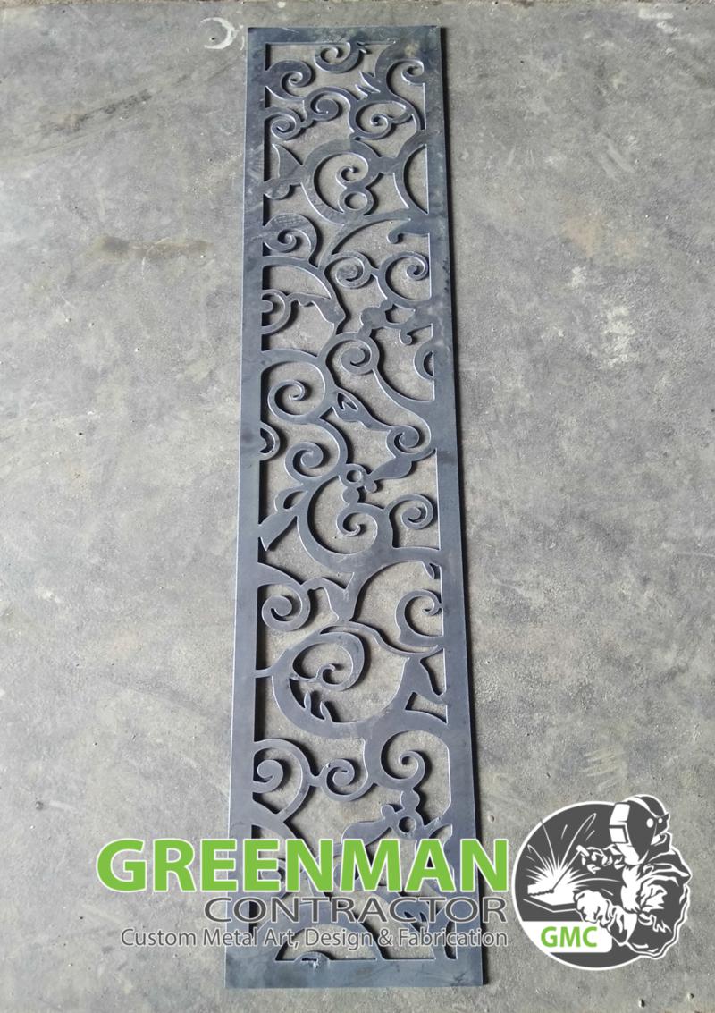 Sản phẩm hoàn thiện - Panel họa tiết hoa văn truyền thống - Công trình nhà phố tại Bà Rịa