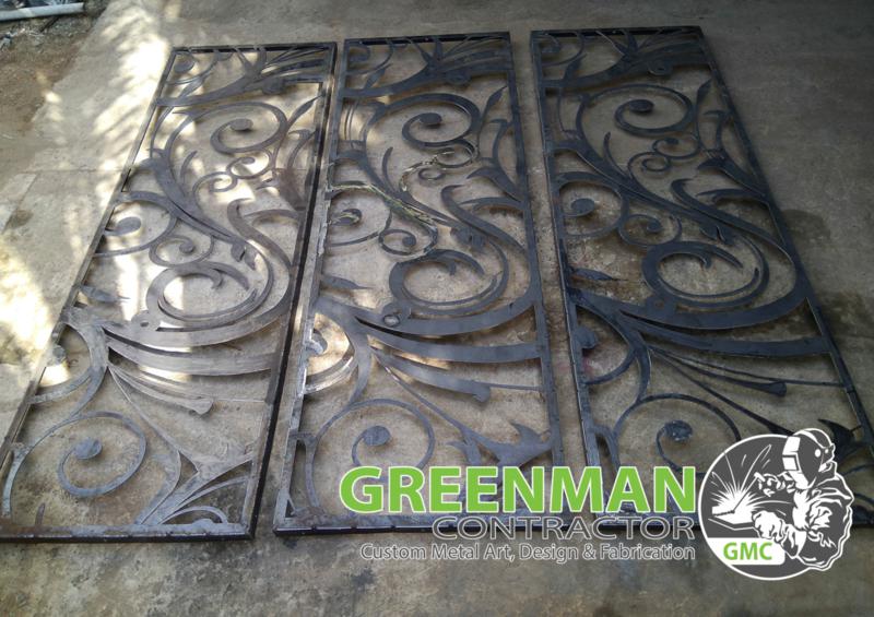 Sản phẩm hoàn thiện - Panel trang trí họa tiết uốn lượn tại Huyện Ea Kar - Đắk Lắk