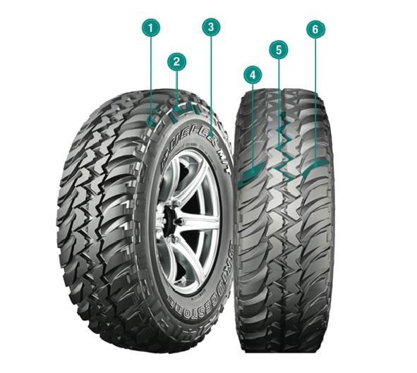 HOA LỐP BRIDGESTONE DUELER M/T 674