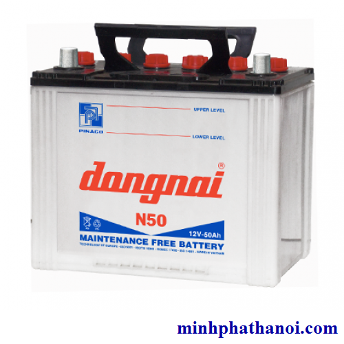 Ắc quy Đồng Nai N50 (R/L) (12v-50ah) nước