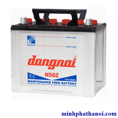 Ắc quy Đồng Nai N50Z (R/L) (12v-60ah) nước