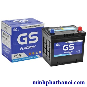 Ắc quy GS 55D23L (12V-60AH) khô