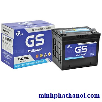 Ắc quy GS 75D23L (12V-65AH) khô