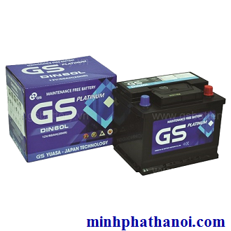 Ắc quy GS DIN60R/L (12V-60AH) khô