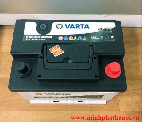 Ắc quy Varta DIN 55548 (55ah-12v) phải