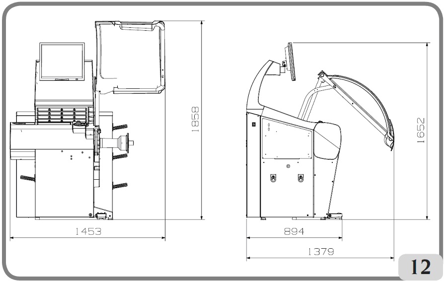 Hướng dẫn sử dụng thiết bị cân bằng lốp tự động Corghi EM 9580 - Công ty Tân Phát