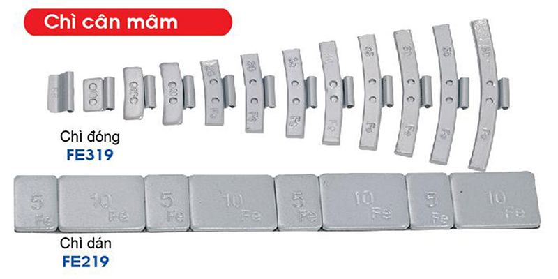 chì cân mâm - Thiết bị cân bằng động bánh xe ô tô Corghi - tân phát