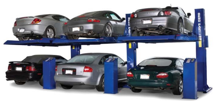 HÌnh ảnh cầu nâng đỗ xe gia đình