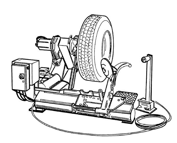 MÁY RA VÀO LỐP XE TẢI AOWEI chất lượng cao - Tân Phát