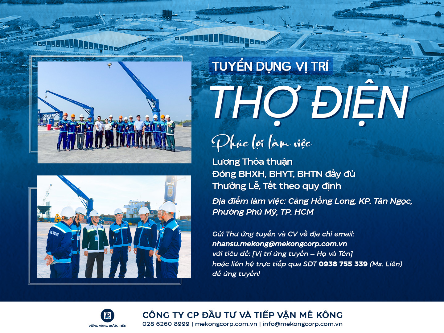 [T7/2026] CẢNG HỒNG LONG TUYỂN DỤNG THỢ ĐIỆN