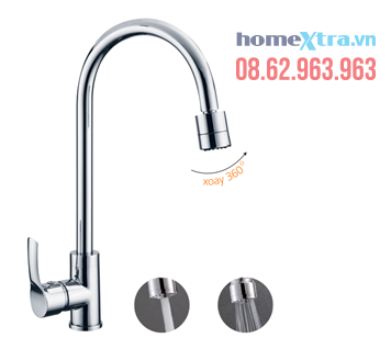 homextra.vn - Vòi rửa chén Berry nóng lạnh BY-955