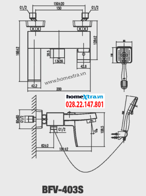 Sen tắm Inax BFV-403S