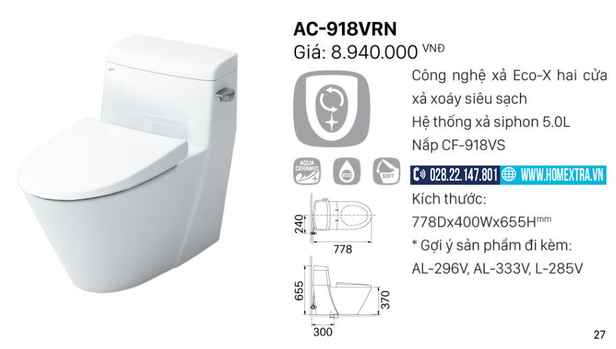 Inax AC-918VRN