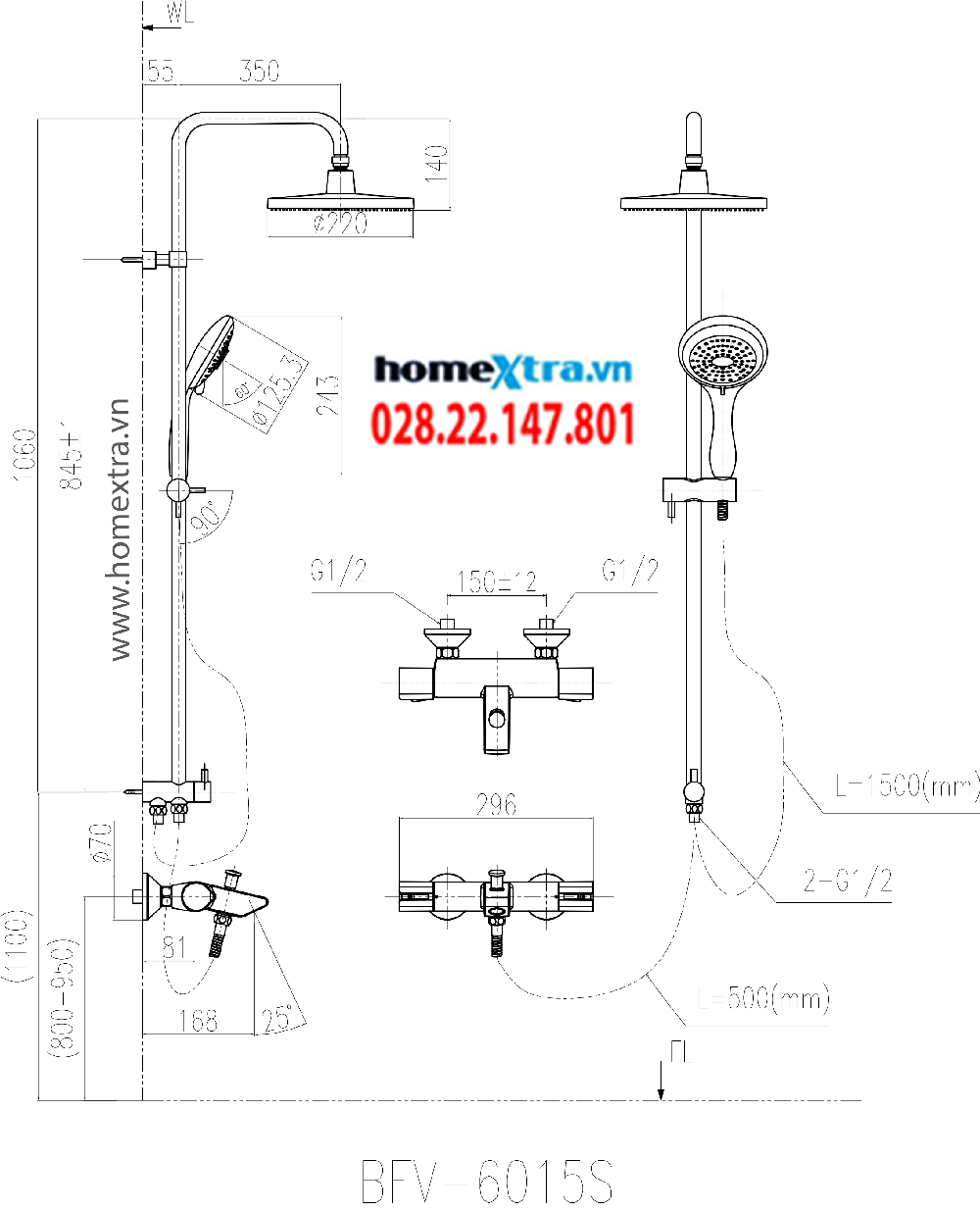 homextra.vn-Inax BFV-6015T