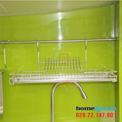 Kệ chén hai tầng 1358 inox 304