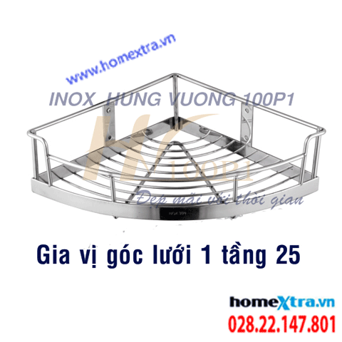 Kệ góc lưới inox