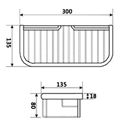 Kệ treo góc GCK29