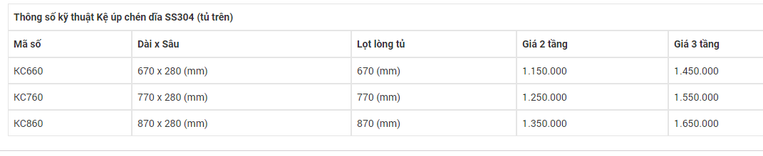 Kệ úp chén KC660