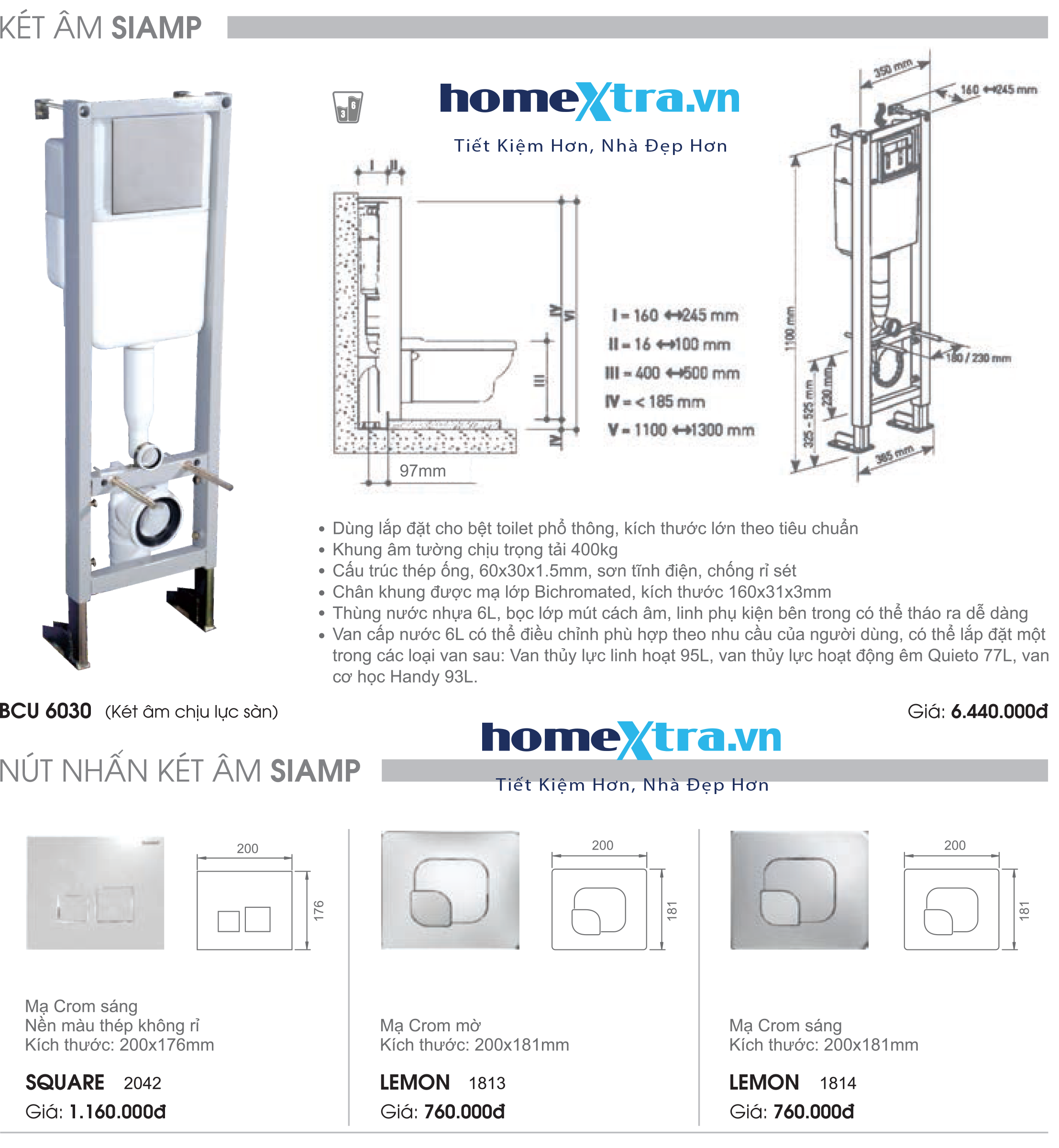 KÉT NƯỚC ÂM TREO TƯỜNG