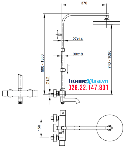 Sen cây nóng lạnh L7204V