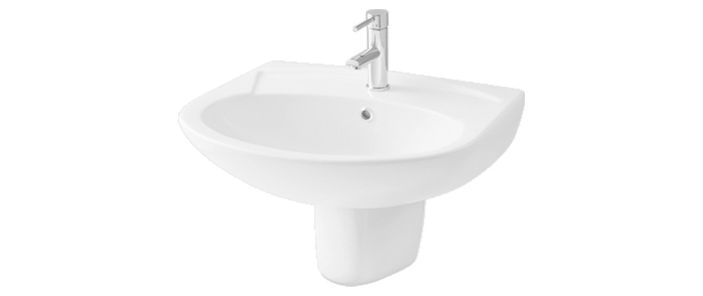 Lavabo chân lửng SAVAL_homextra.vn