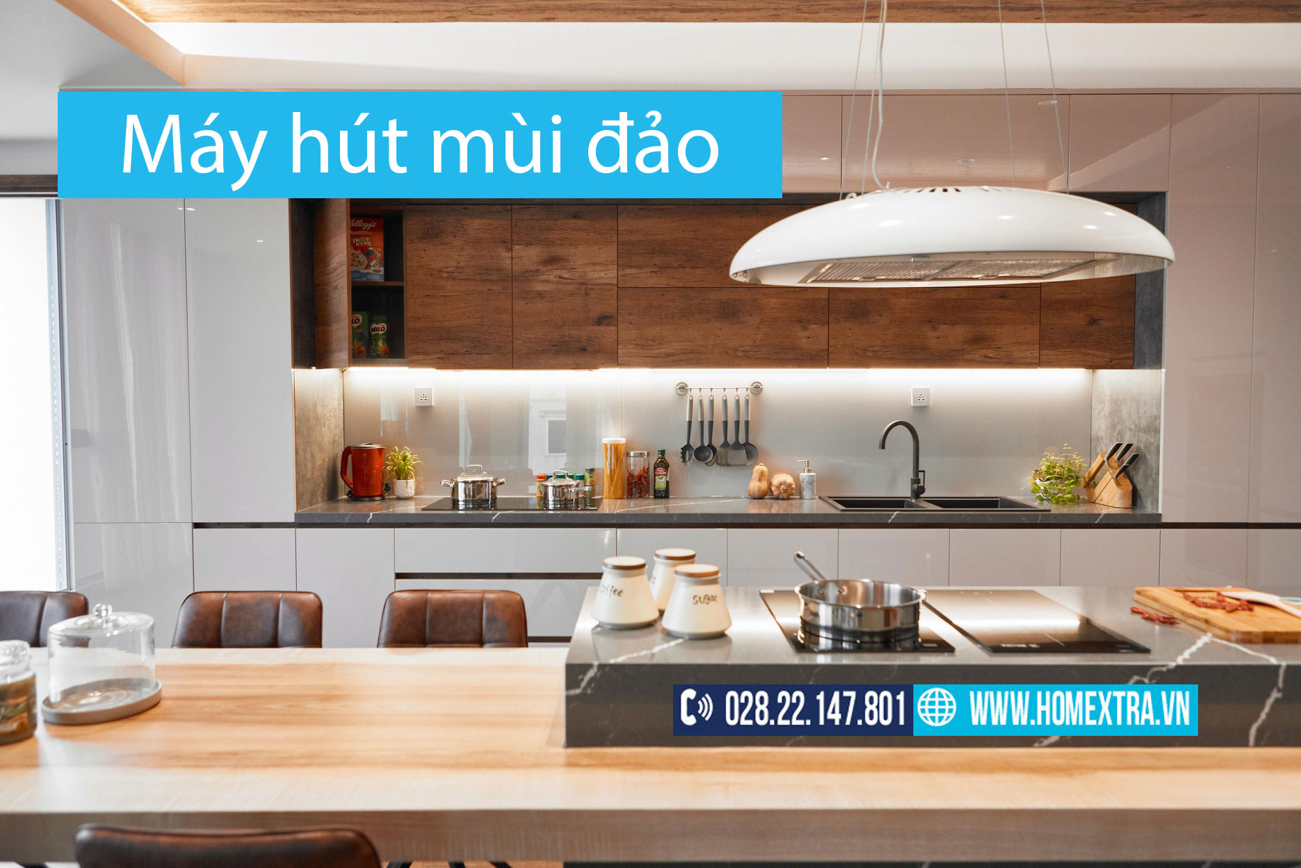 Máy hút mùi đảo