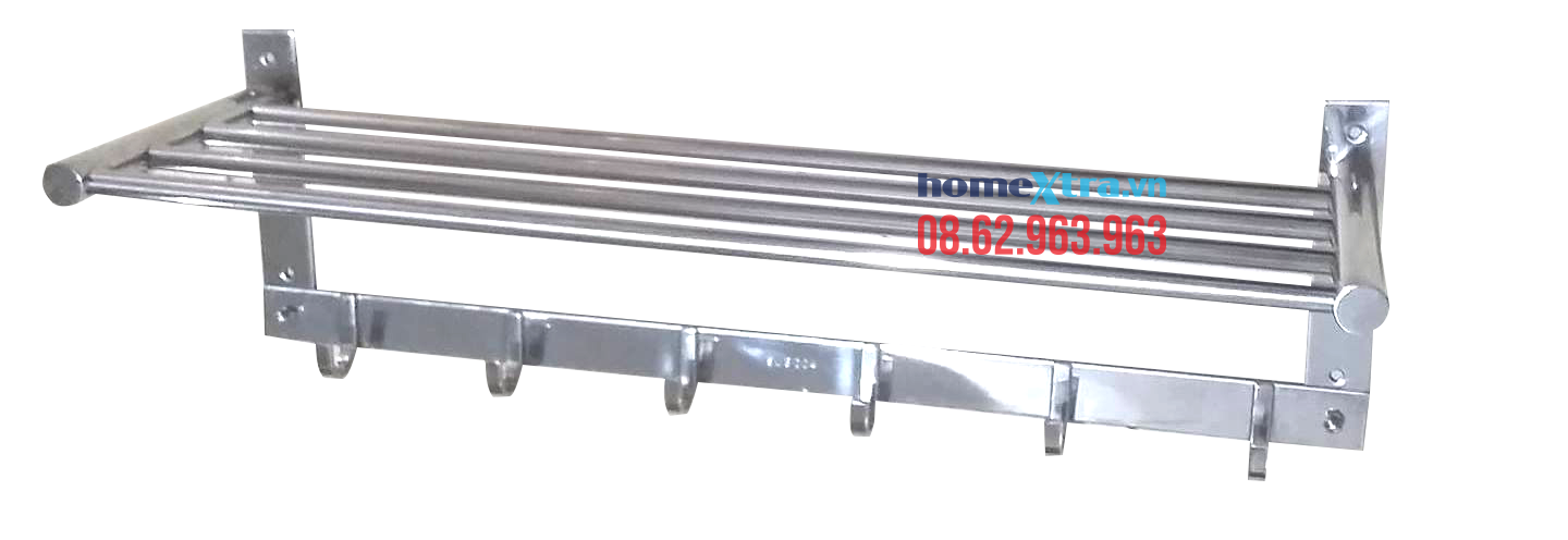 Máng khăn inox 304 Hùng Vương MK-7-homextra.vn