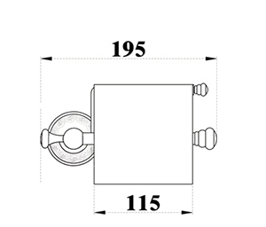 Móc treo giấy GCH03