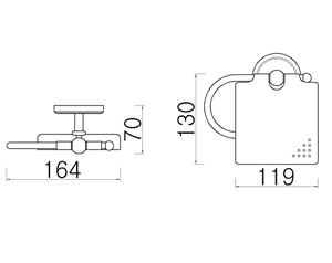 Móc treo giấy GCK03