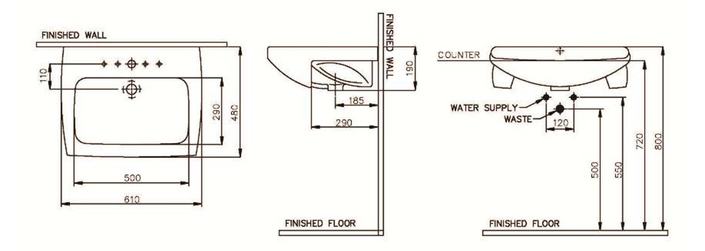 Lavabo bán âm bàn Nahm NUVO SVW2321615XN01_homextra.vn