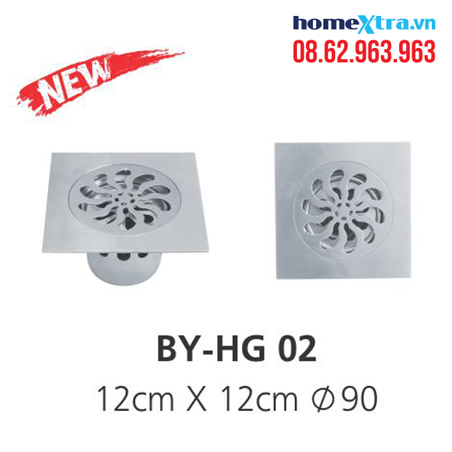 Phiễu thoát sàn Berry Thái Lan HG-02-homextra.vn