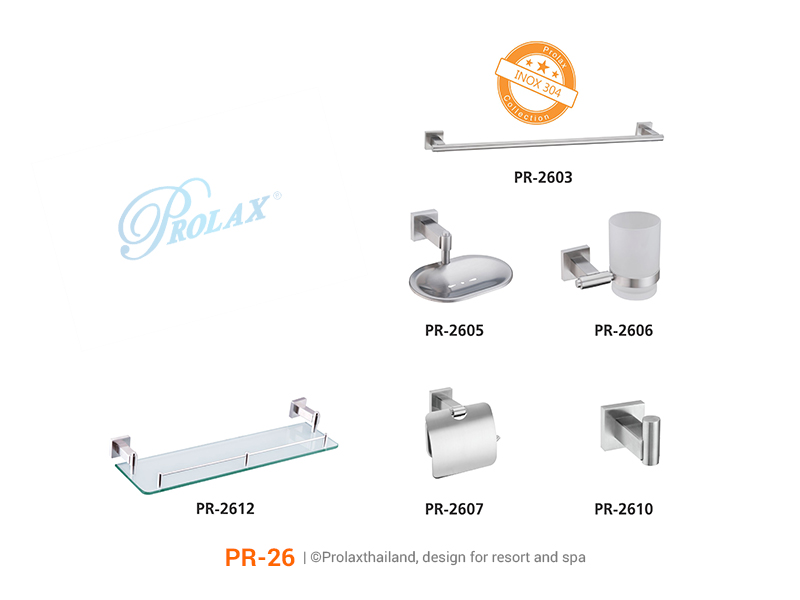 Bộ phụ kiện phòng tắm Prolax PR-26_HOMEXTRA.VN