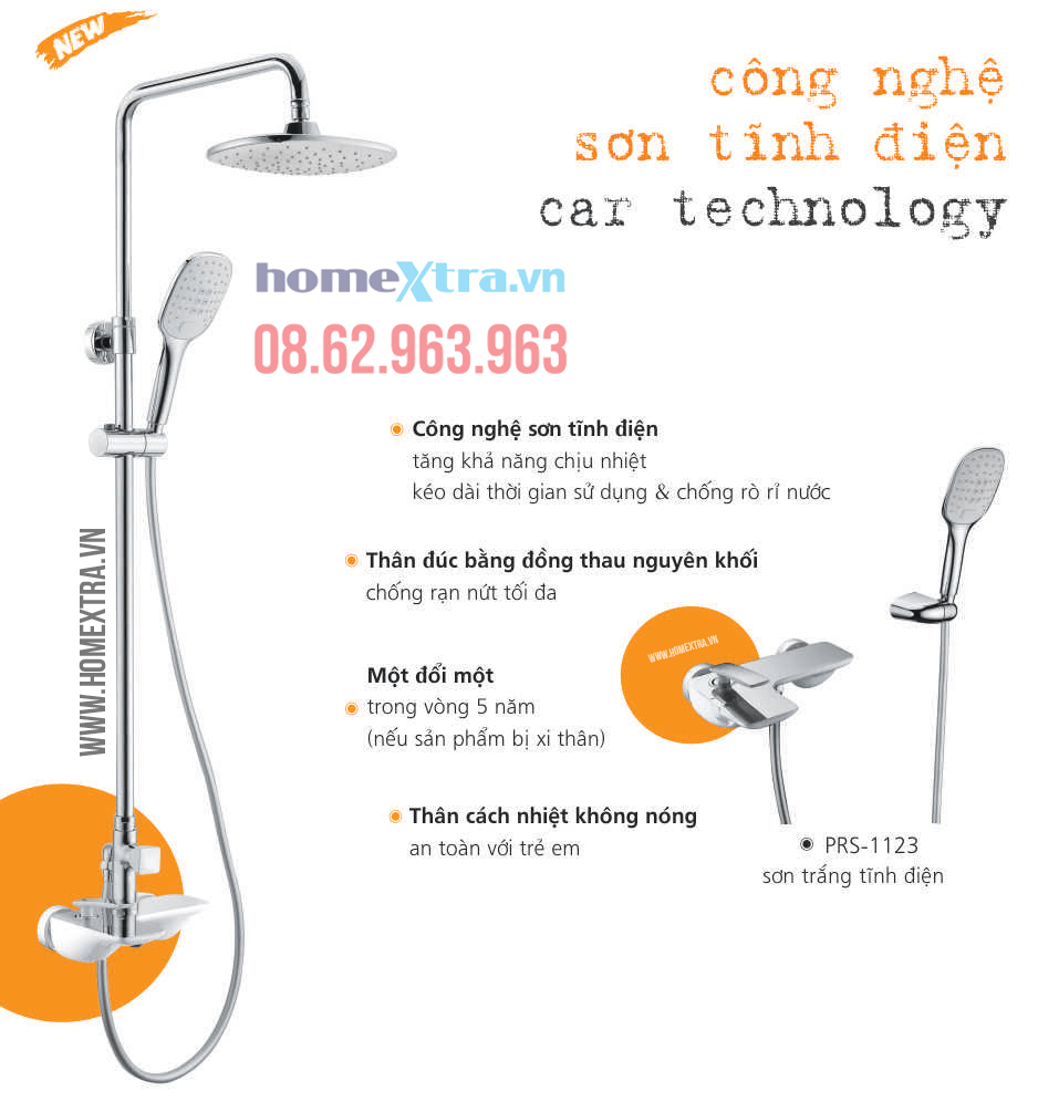 Sen cây tắm đứng nóng lạnh Prolax PR-8923