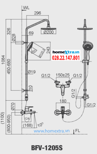 Inax BFV-1205S