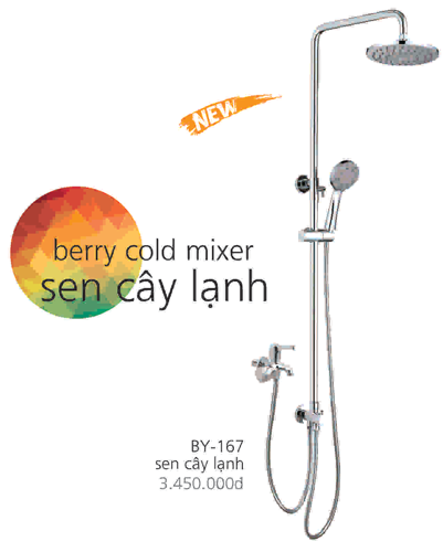 Sen cây lạnh Inox 304 Berry BY-167_homextra.vn