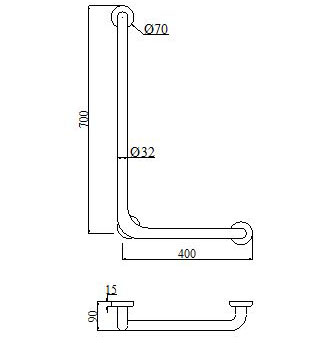 Tay vịn inox Bảo TV 7040