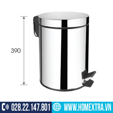 Thùng Rác Inox 12 Lít