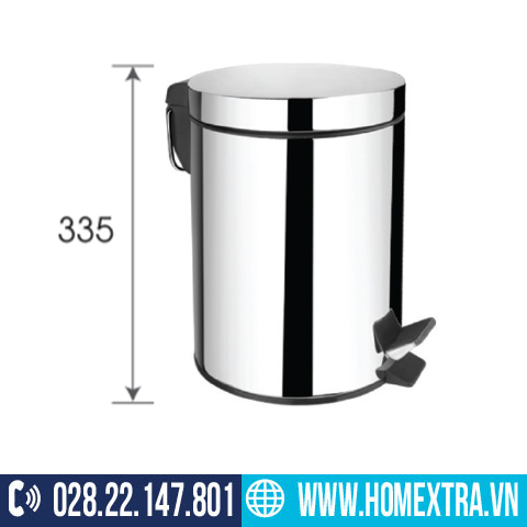 Thùng Rác Inox 8 Lít