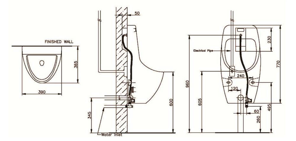 Tiểu nam treo tường FAYE Nahm SVU239020U1N01_homextra.vn