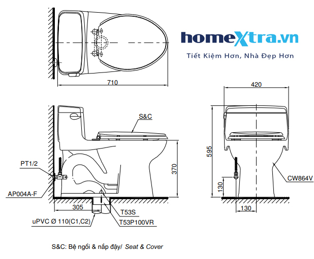 TOTO MS864W7