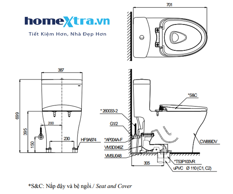 TOTO MS889DT8