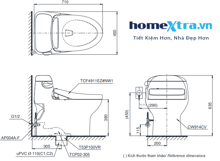 TOTO MS914CW12