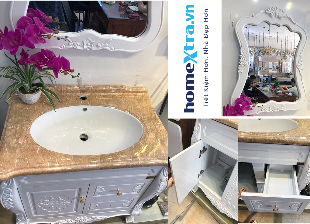 Tủ lavabo cổ điển