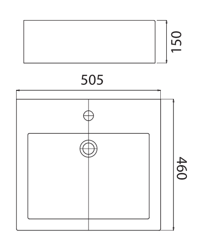 Chậu bàn đá Viglacera V42