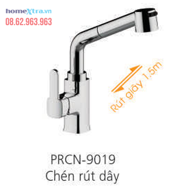 Vòi rửa chén nóng lạnh rút dây 1.5m Prolax PRCN-9021-homextra