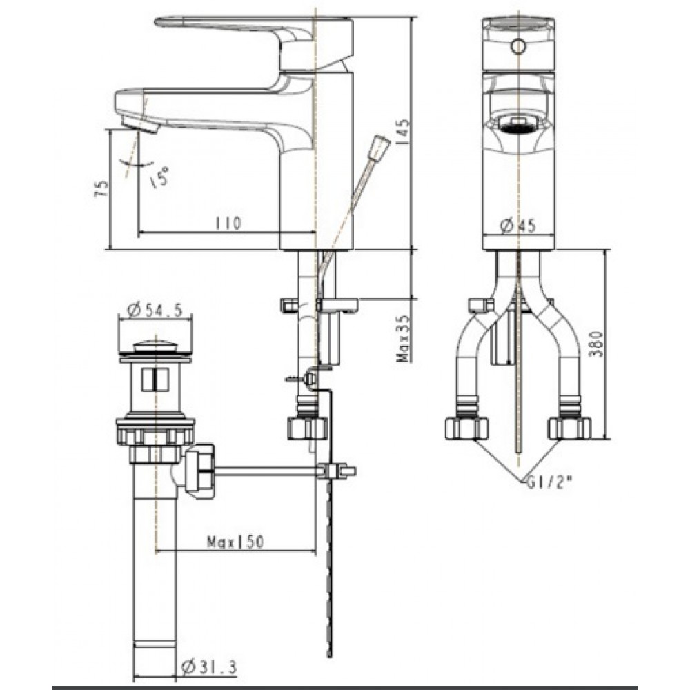 Vòi nóng lạnh WF-B201